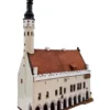 Rathaus Tallinn | Handgefertigtes Miniaturhäuschen & Teelichthalter