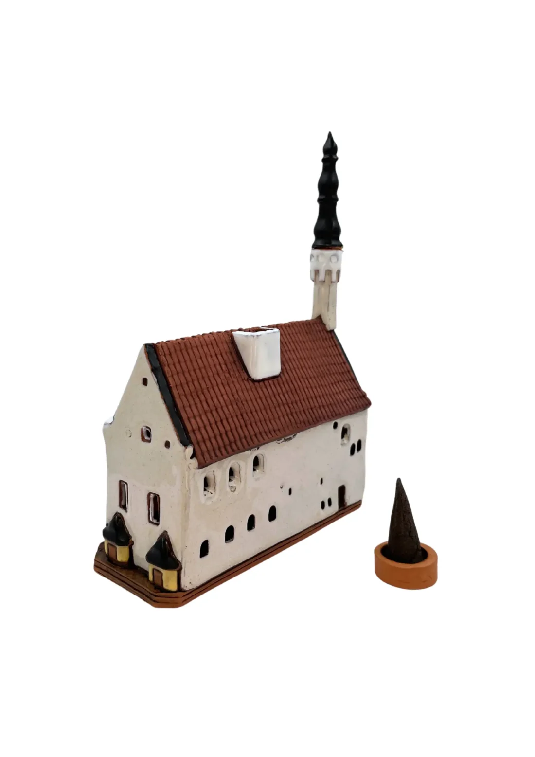 Rathaus Tallinn | Handgefertigtes Miniaturhäuschen für Räucherkegel