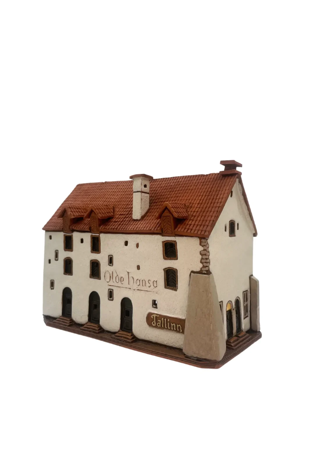 Old Hansa Tallinn | Handgefertigtes Miniaturhäuschen & Teelichthalter
