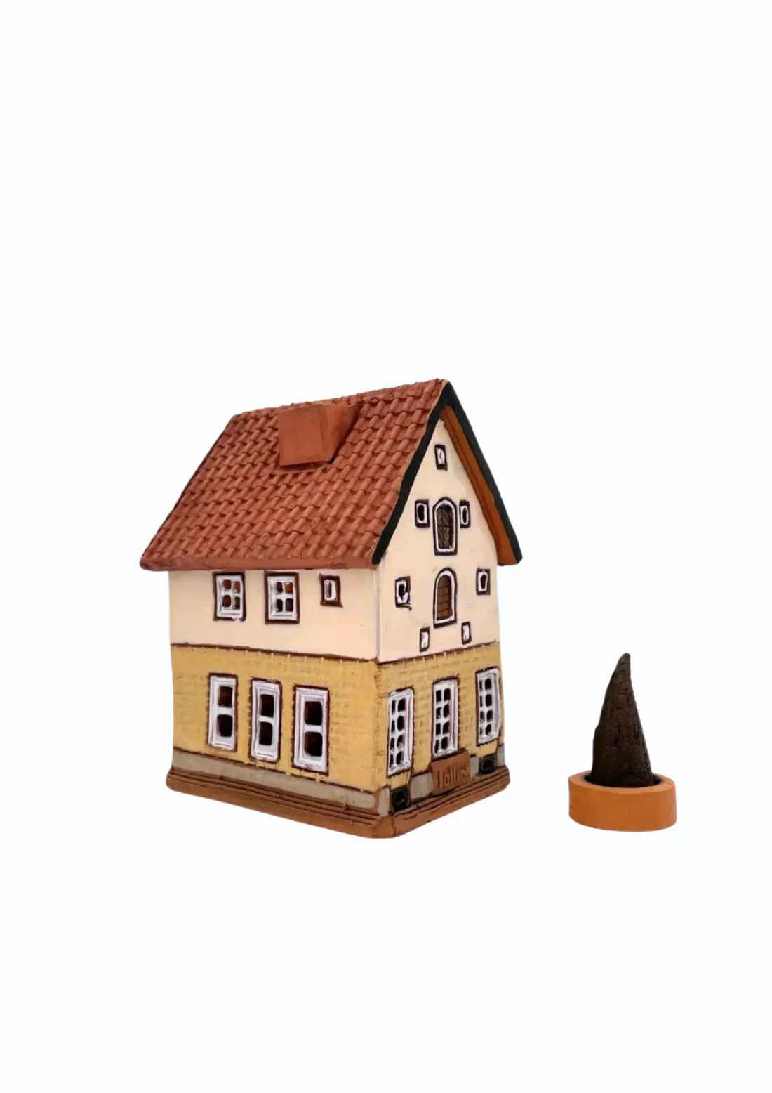 Altstadthaus Tallinn | Handgefertigtes Miniaturhäuschen für Räucherkegel
