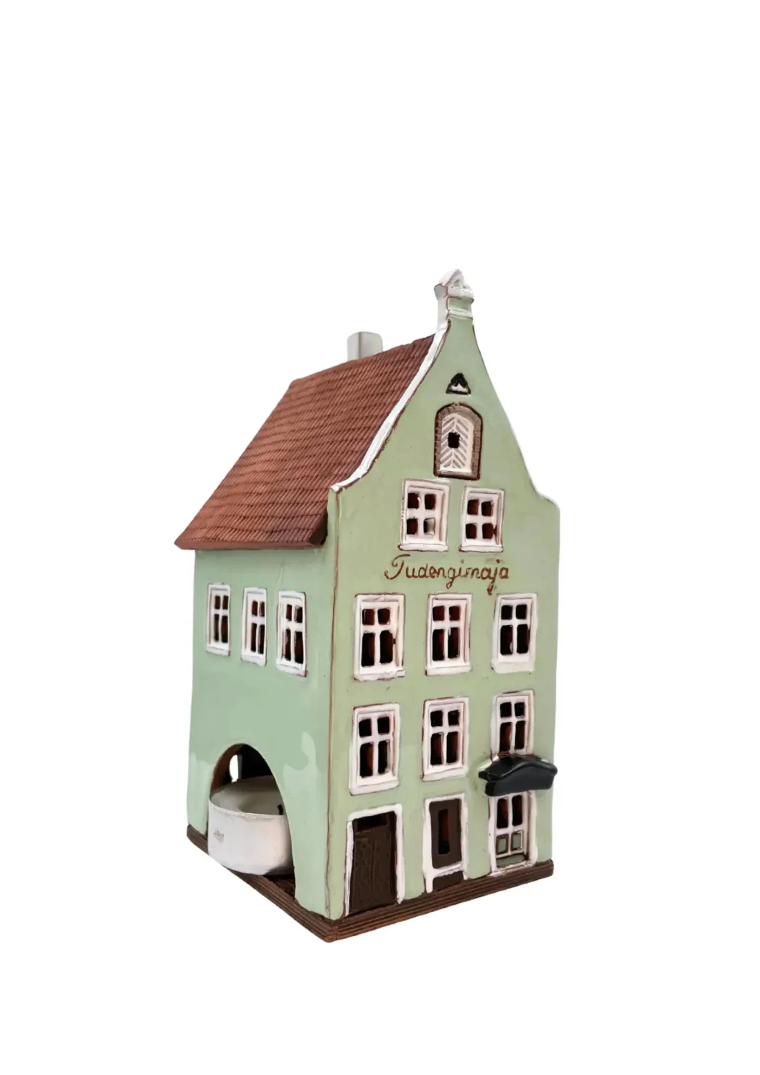 Tudengimaja Tallinn | Handgefertigtes Miniaturhäuschen & Teelichthalter