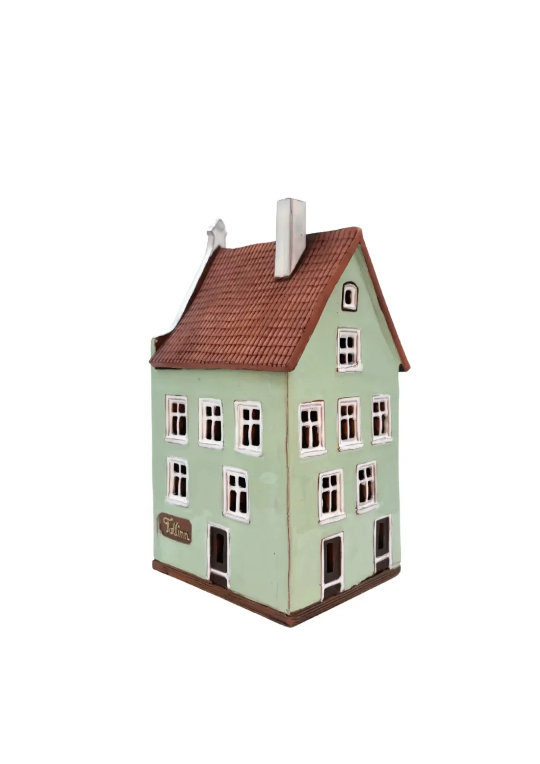 Tudengimaja Tallinn | Handgefertigtes Miniaturhäuschen & Teelichthalter
