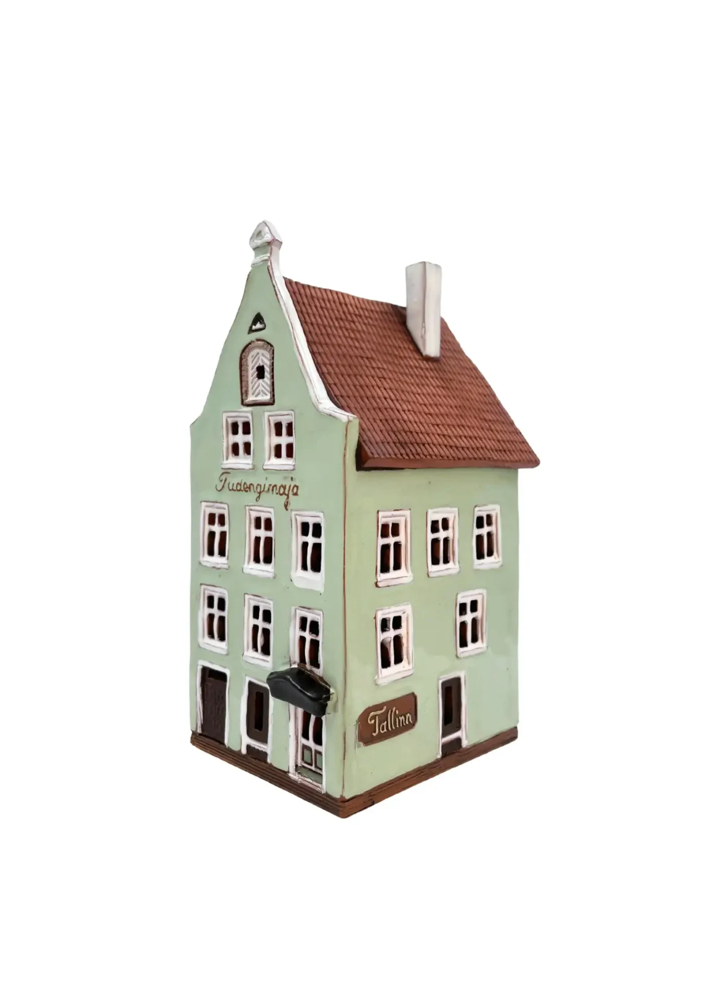 Tudengimaja Tallinn | Handgefertigtes Miniaturhäuschen & Teelichthalter – Bild 3