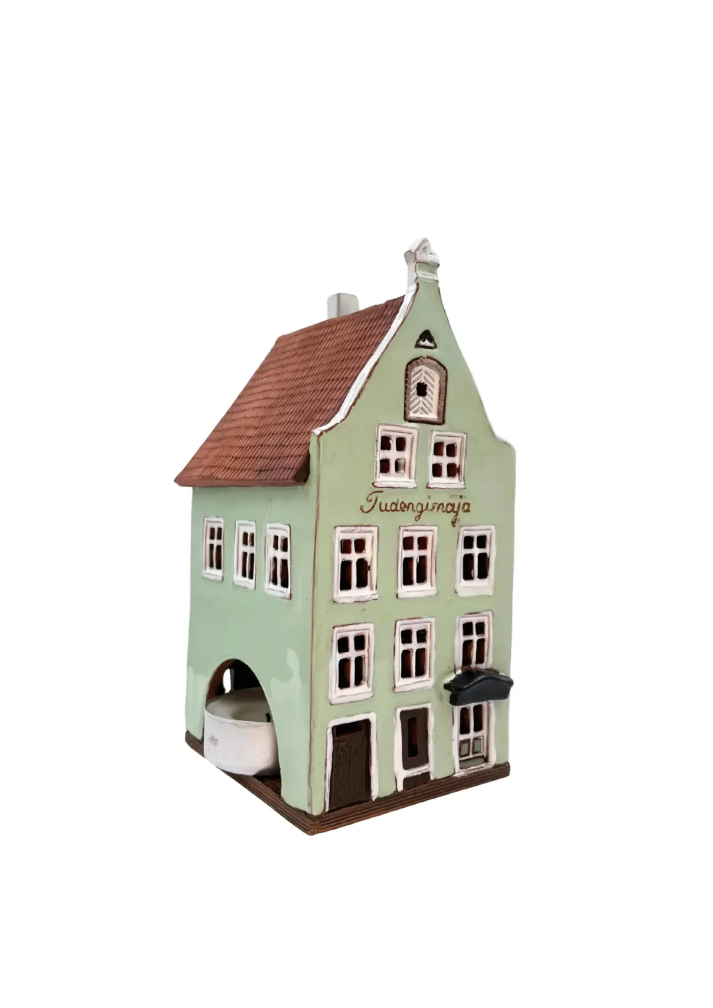 Tudengimaja Tallinn | Handgefertigtes Miniaturhäuschen & Teelichthalter – Bild 4