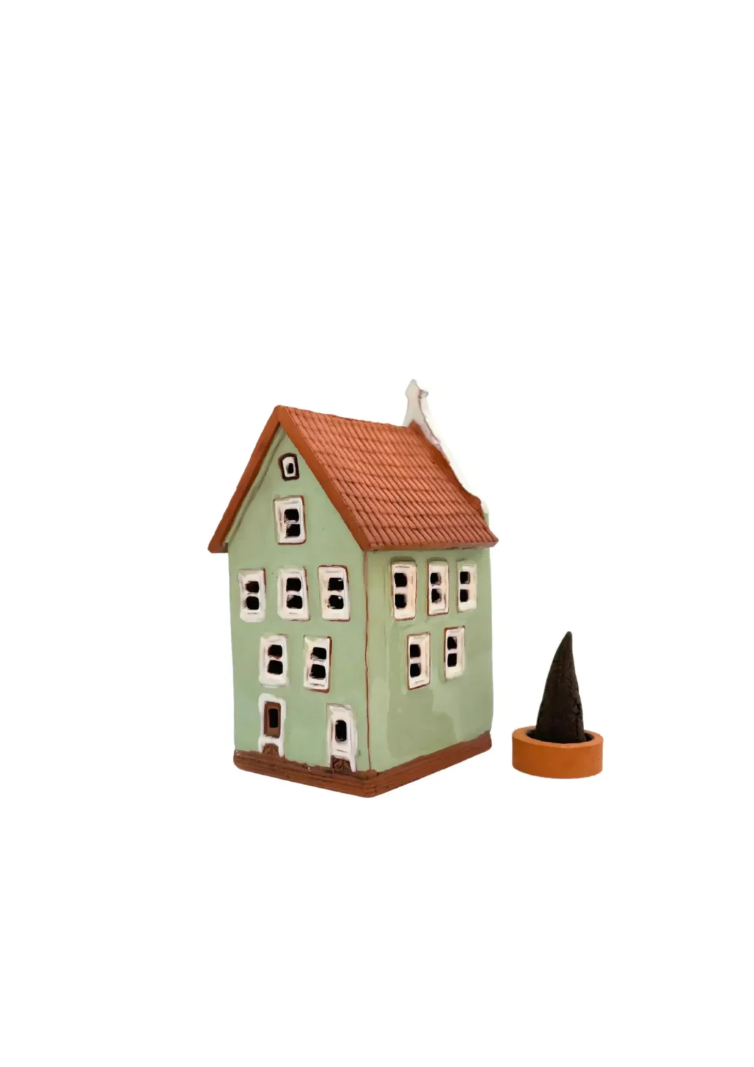 Tudengimaja Tallinn | Handgefertigtes Miniaturhäuschen für Räucherkegel