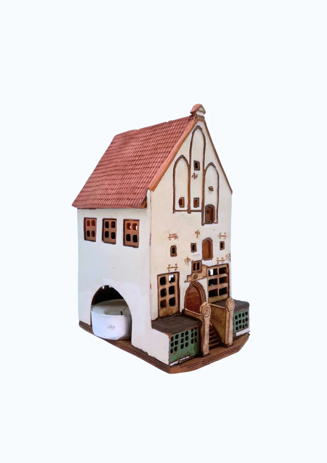 Hopner Haus Tallinn | Handgefertigtes Miniaturhäuschen & Teelichthalter