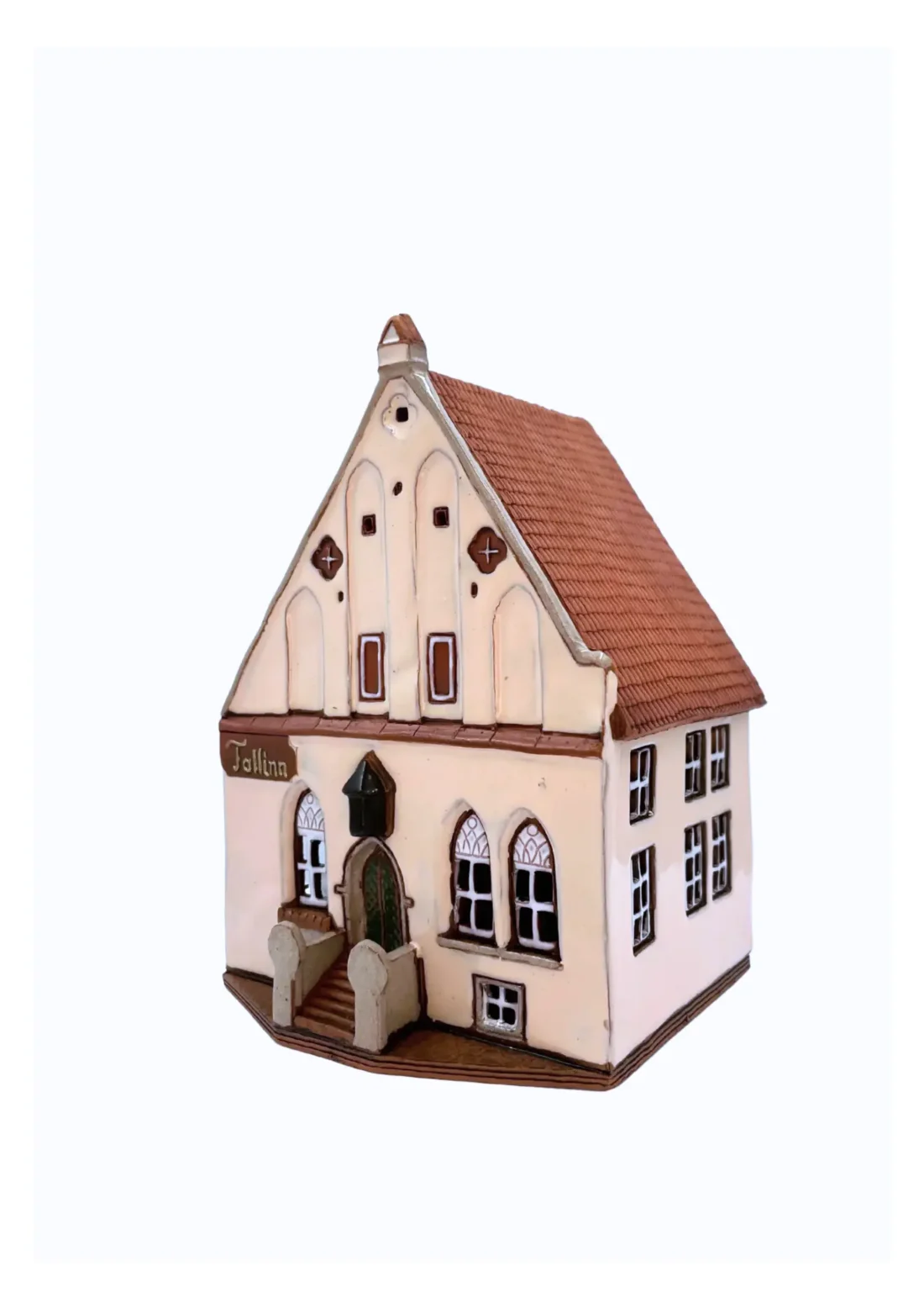 Medieval Bishop’s House Tallinn | Handgefertigtes Miniaturhäuschen & Teelichthalter