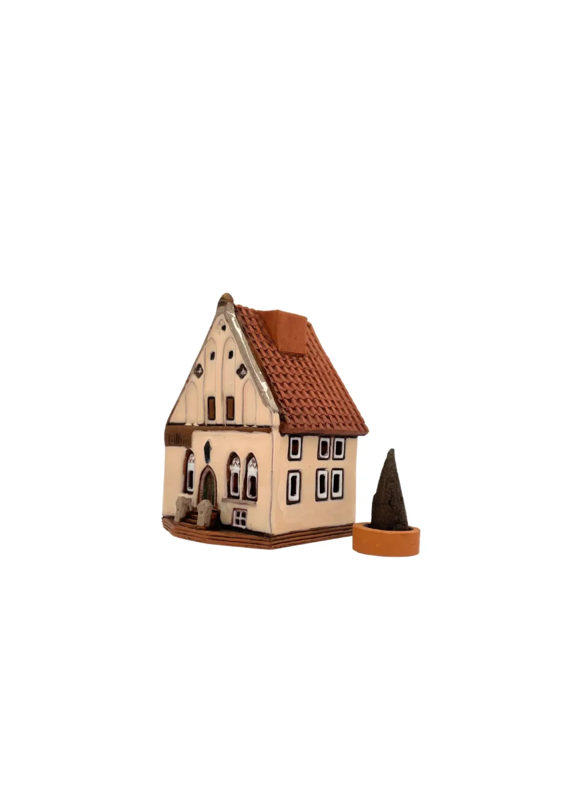 Medieval Bishop’s House Tallinn | Handgefertigtes Miniaturhäuschen für Räucherkegel