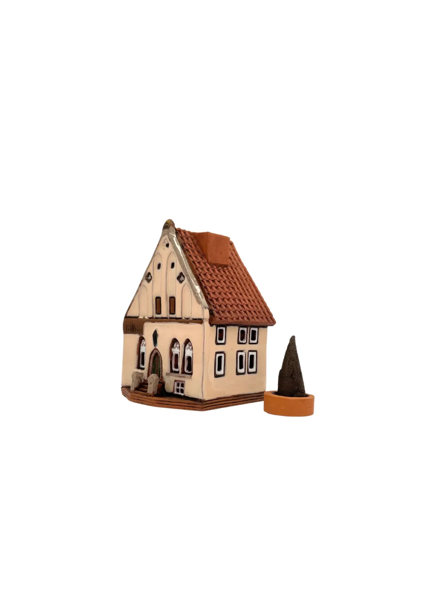 Medieval Bishop’s House Tallinn | Handgefertigtes Miniaturhäuschen für Räucherkegel – Bild 2