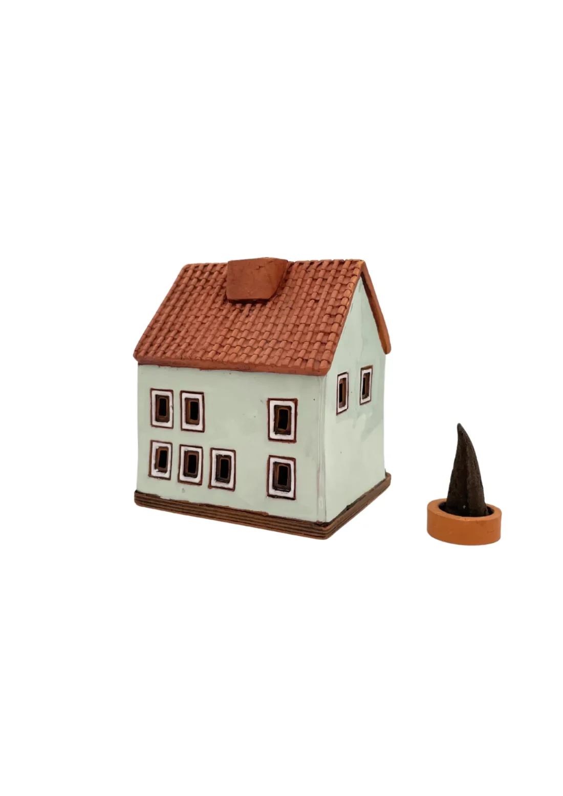 Tule Haus Tallinn | Handgefertigtes Miniaturhäuschen für Räucherkegel