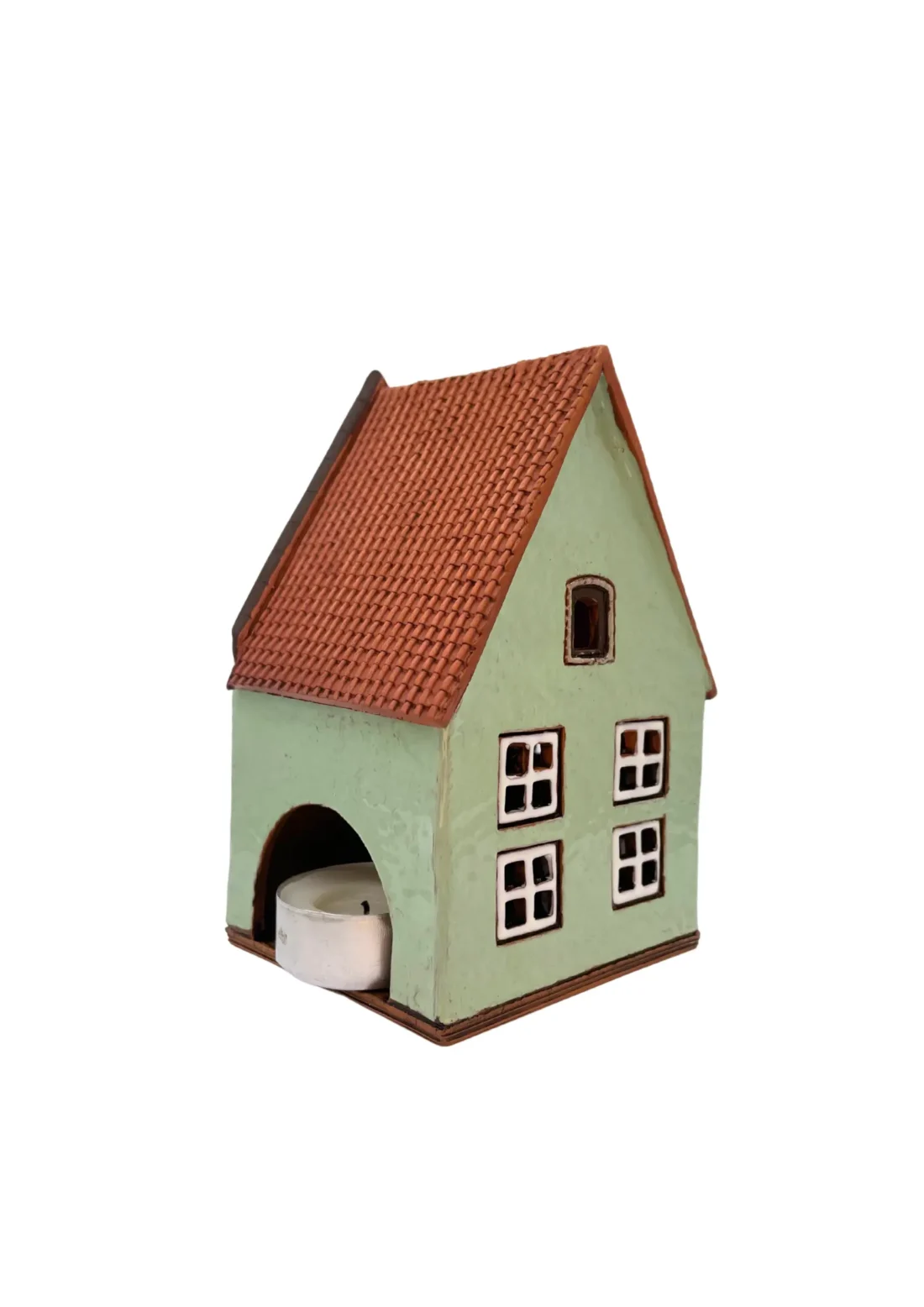 Rüütli Haus 12 Tallinn | Handgefertigtes Miniaturhäuschen & Teelichthalter