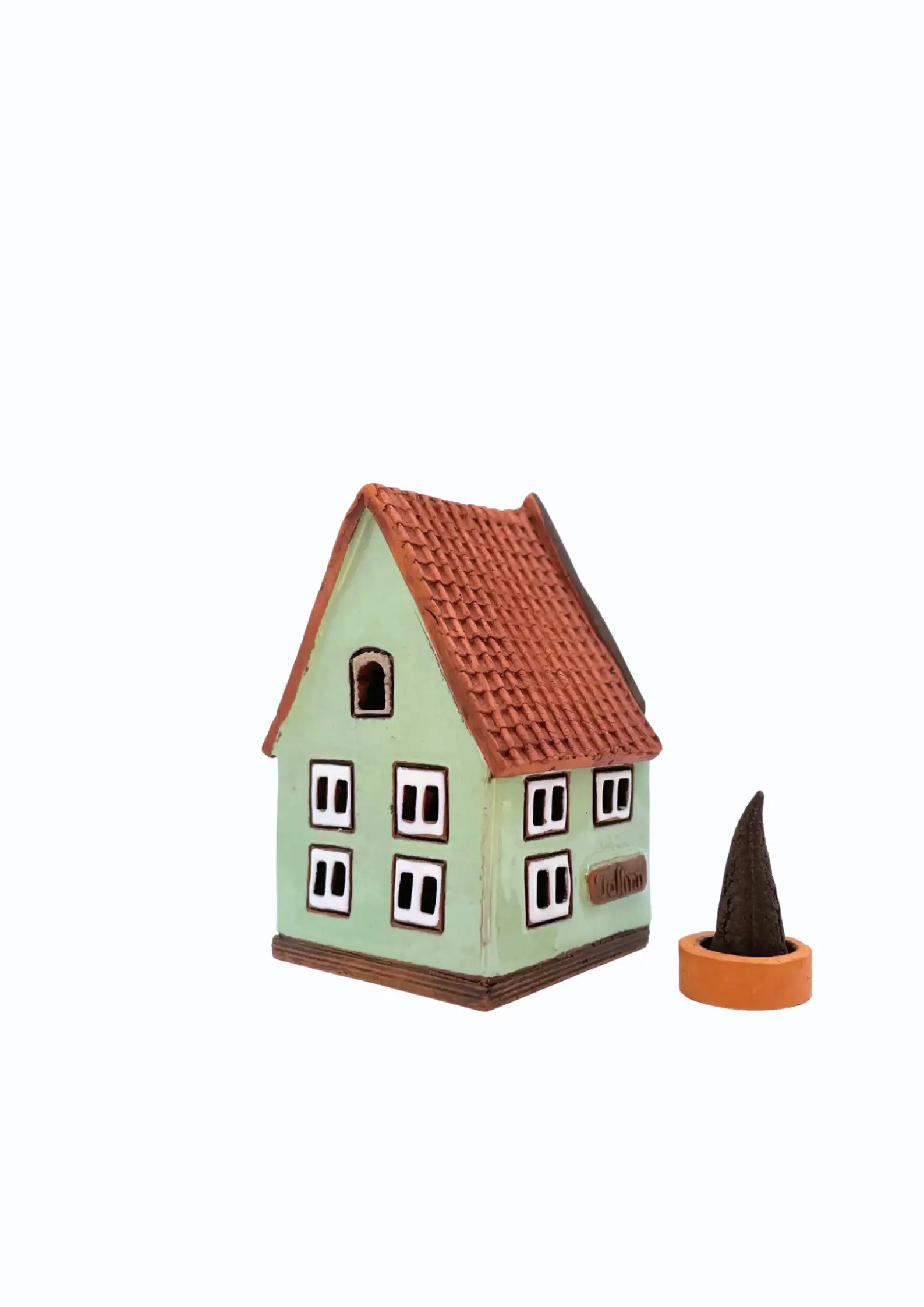 Rüütli Haus 12 Tallinn | Handgefertigtes Miniaturhäuschen für Räucherkegel – Bild 3