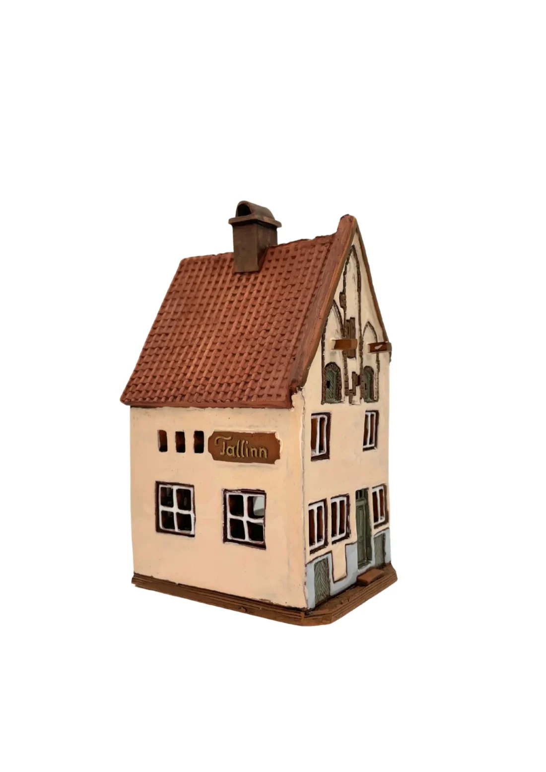Rüütli Haus 12A Tallinn | Handgefertigtes Miniaturhäuschen & Teelichthalter